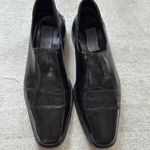 Men’s Mercanti Florentini black slip ons
